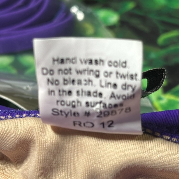 J. Crew Women's Purple Underwire Swing Tankini Swimsuit swim Top size 6 NEW - Picture 15 of 16